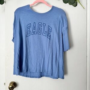 Blue American Eagle Tee